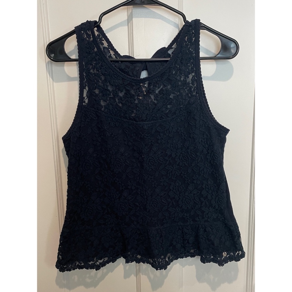 Abercrombie & Fitch peplum lace top